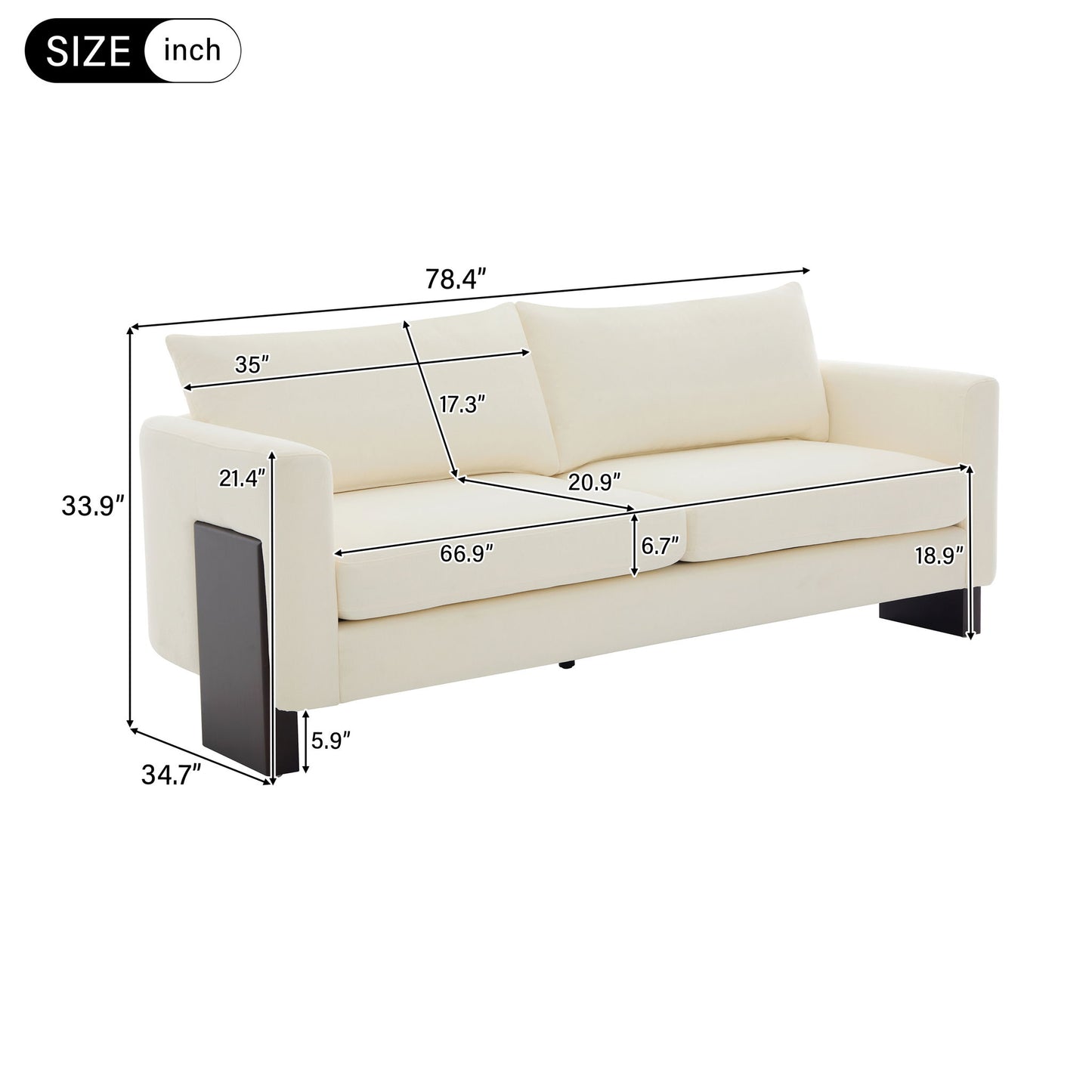 Cozy Sofa Set Oversized Comfy Cloud Sofa Group Noble House