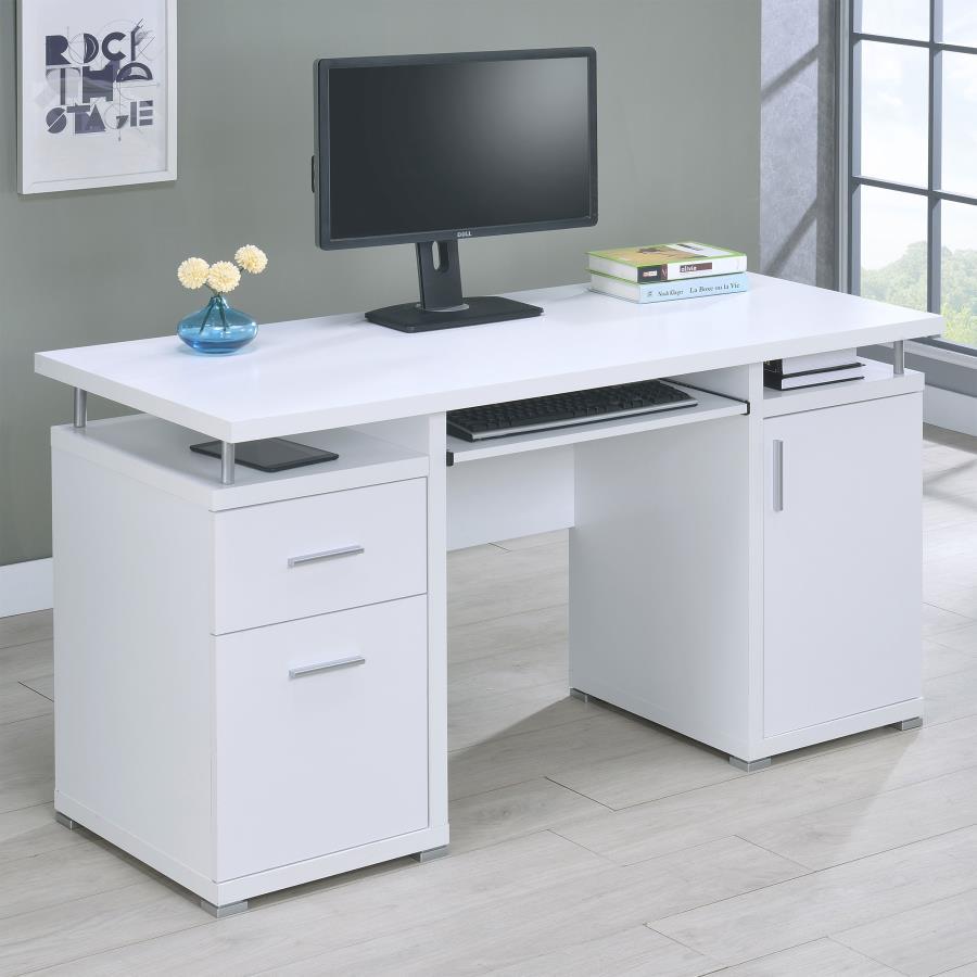 Tracy - 2-Drawer Office Computer Desk CoasterEveryday