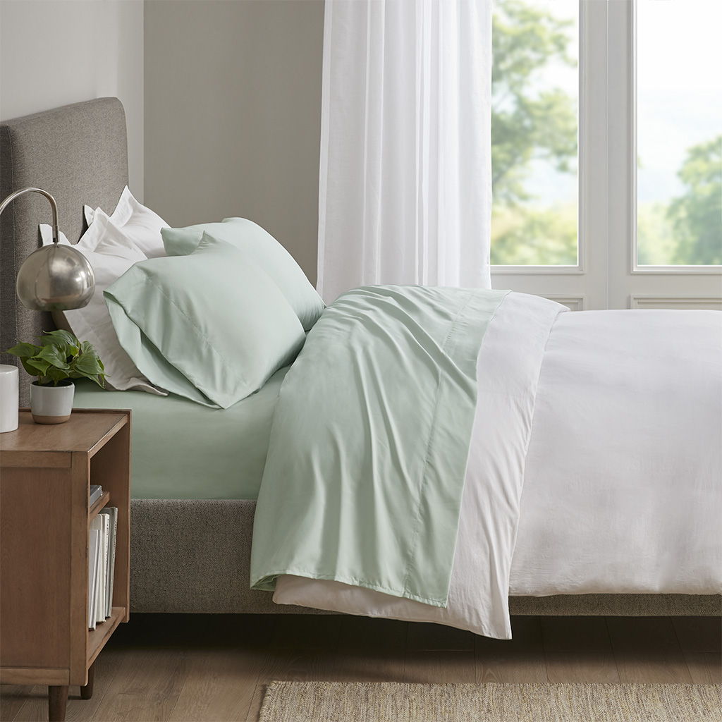 Twin Smart Cool Microfiber Sheet Set - Aqua Sleep Philosophy