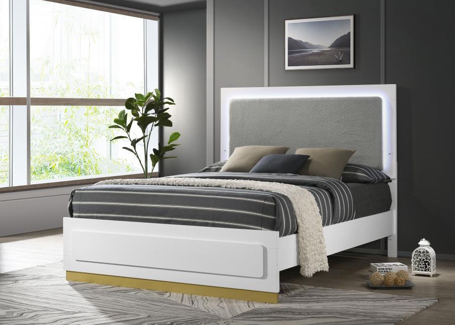 Caraway - Wood LED Panel Bed Coaster Fine Furniture