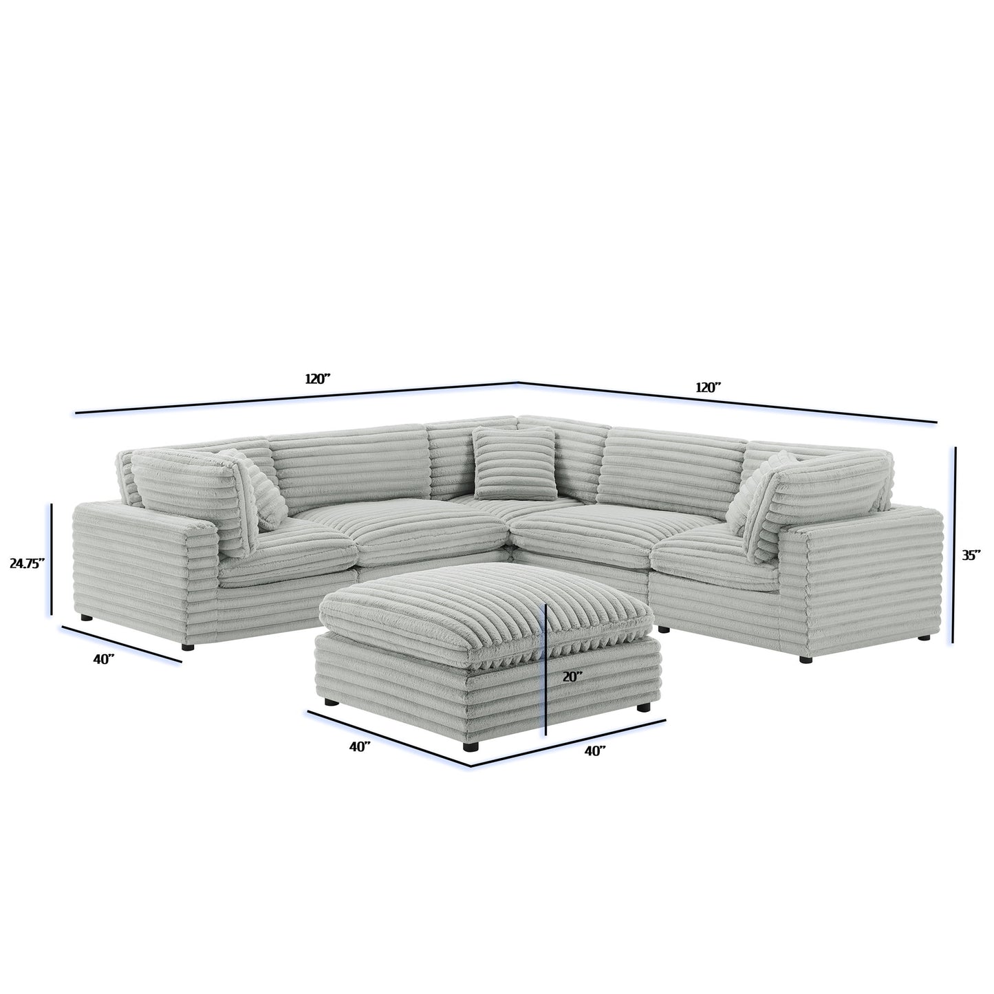 Jenny - Modular Sectional Home Essentials