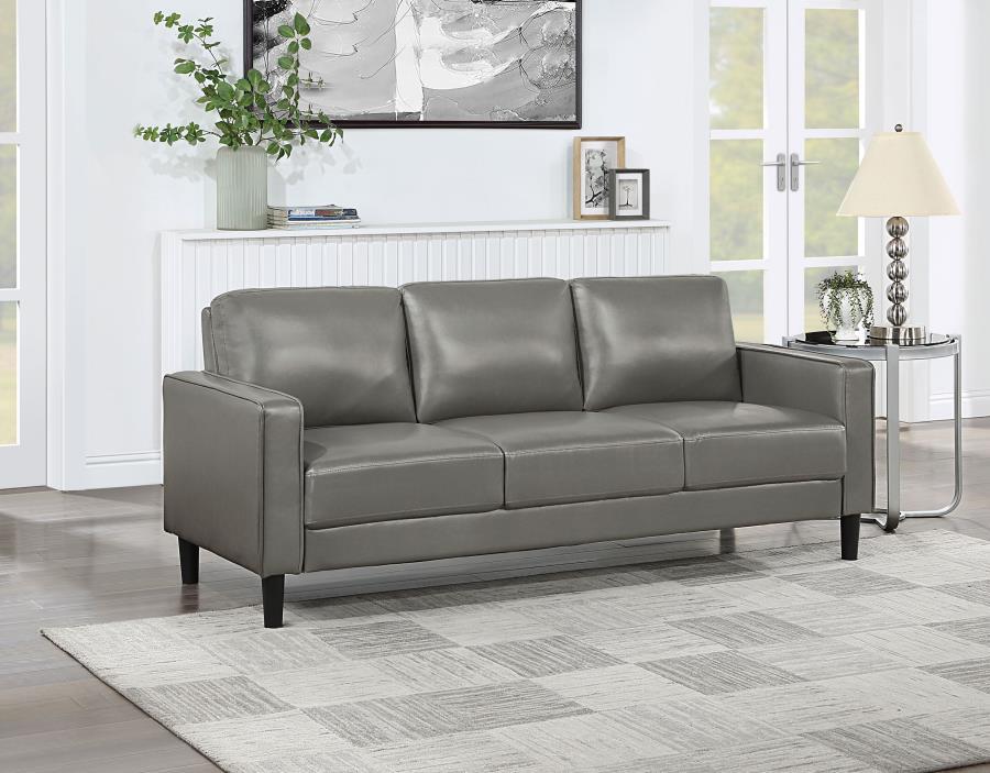 Ruth - Upholstered Track Arm Sofa Coaster Fine Furniture