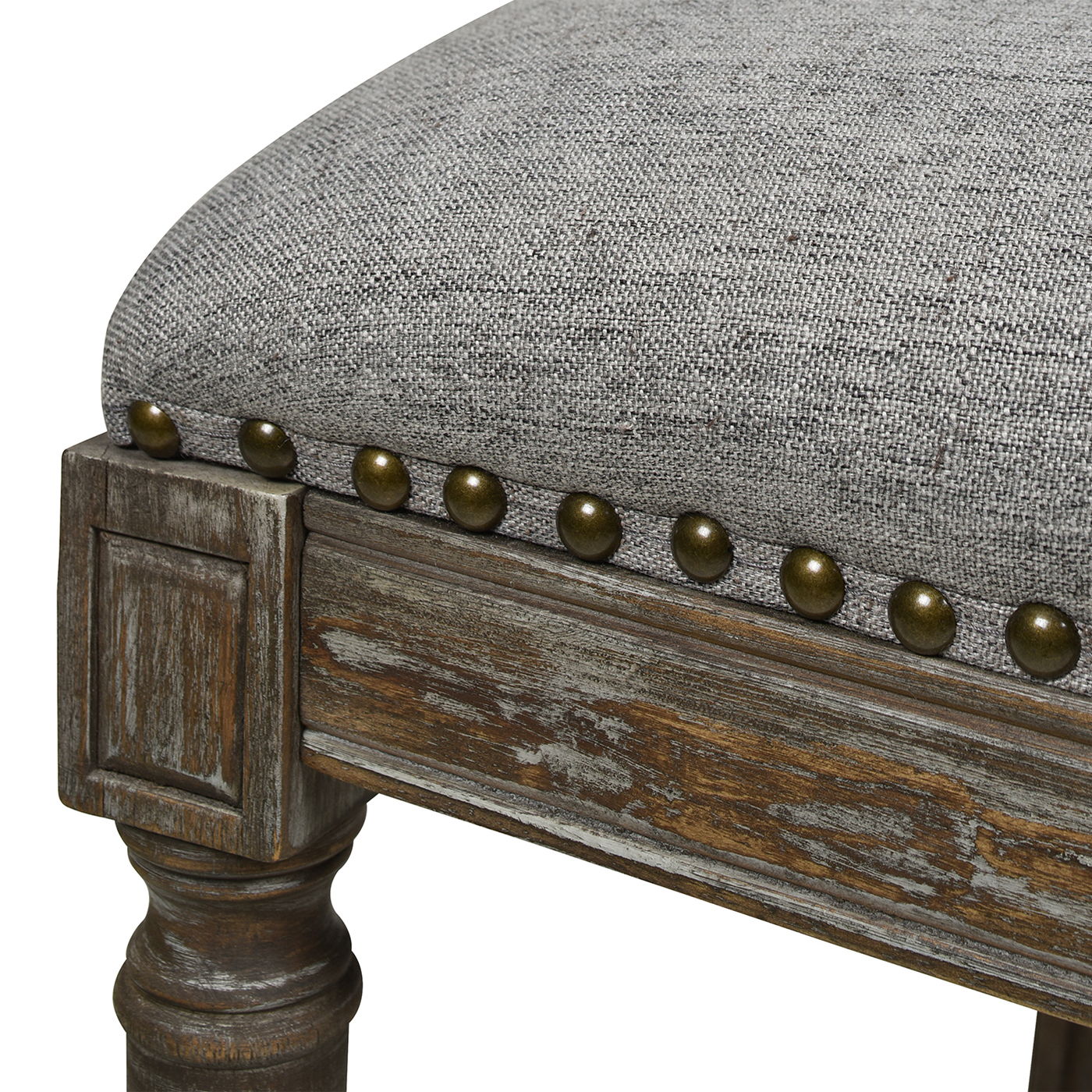 Triomphe - Rattan Wicker High Back Armless Counter Bar Stool Jennifer Taylor Home