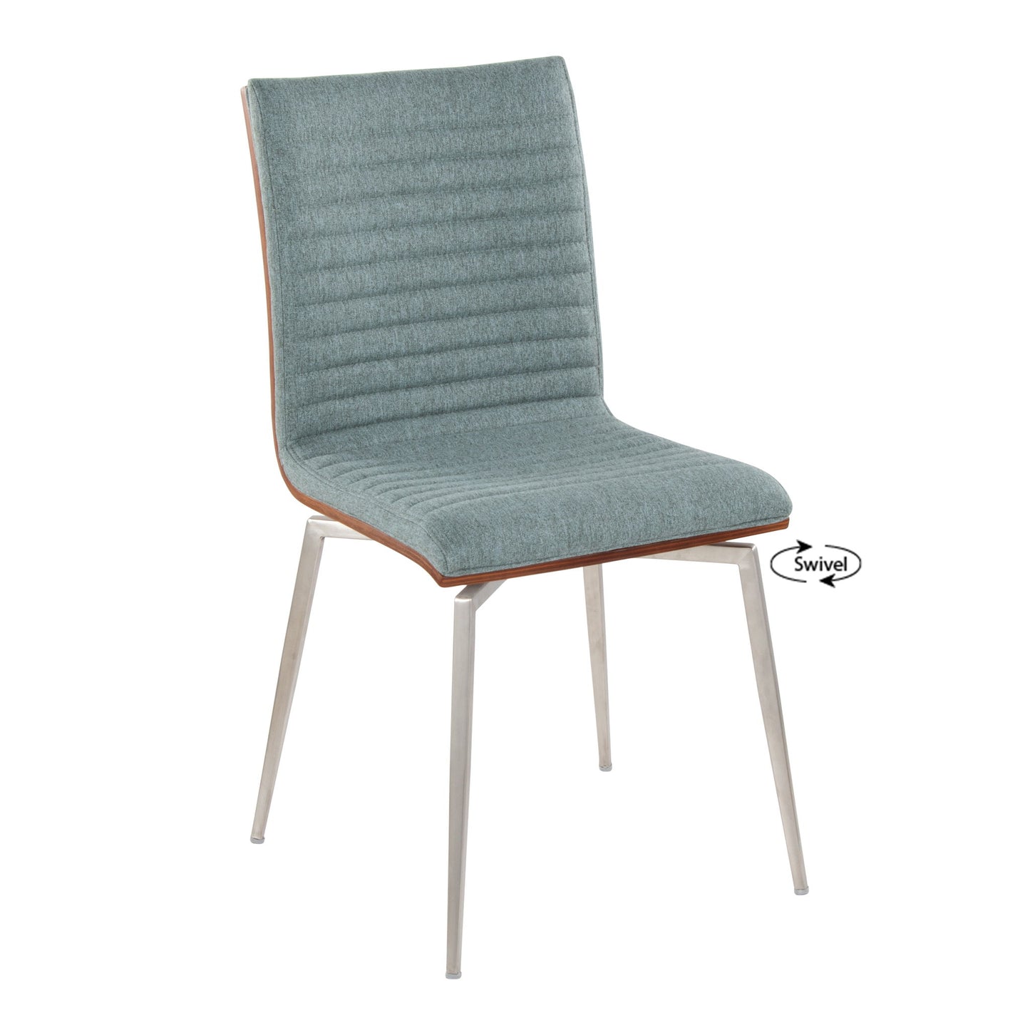 Mason - Contemporary Dining Chair (Set of 2) With Swivel Lumi Source