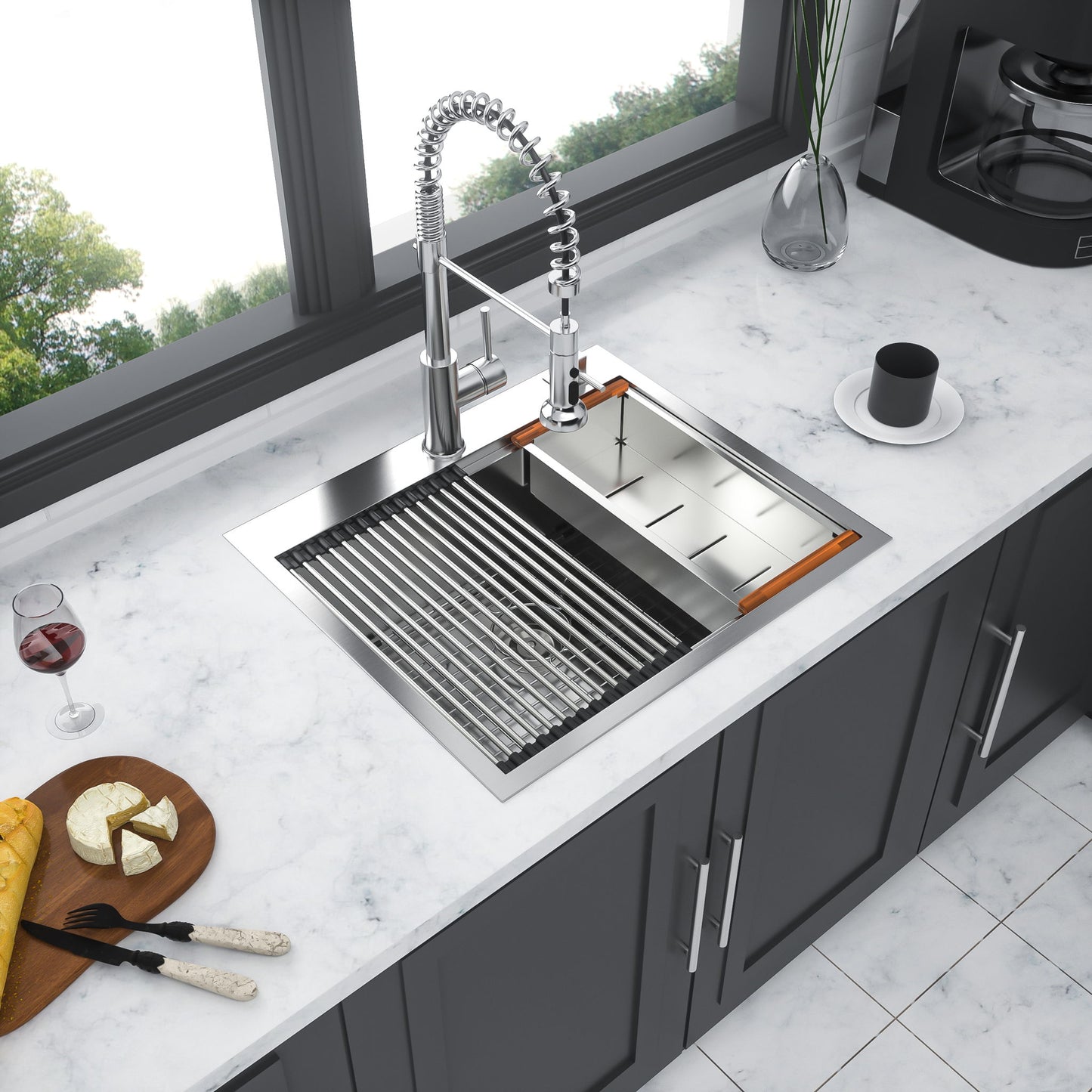 Drop In Kitchen Sink Stainless Steel 16 Gauge Daily Nest