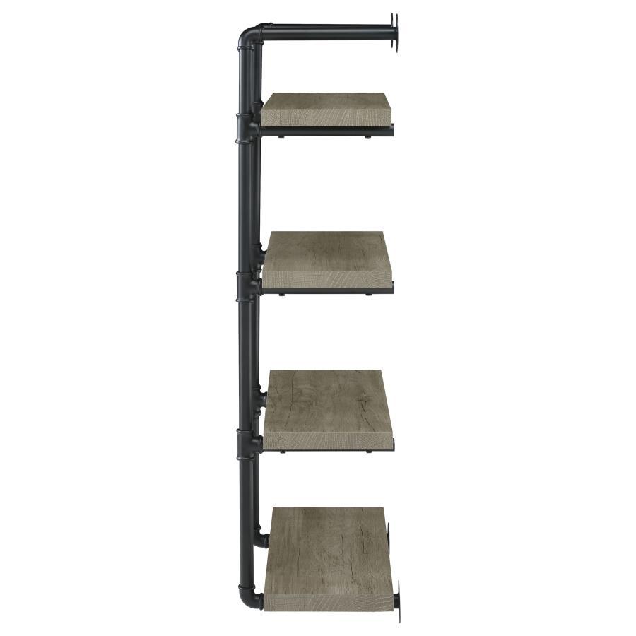 Elmcrest - 4-Shelf Wall Bookshelf CoasterEveryday