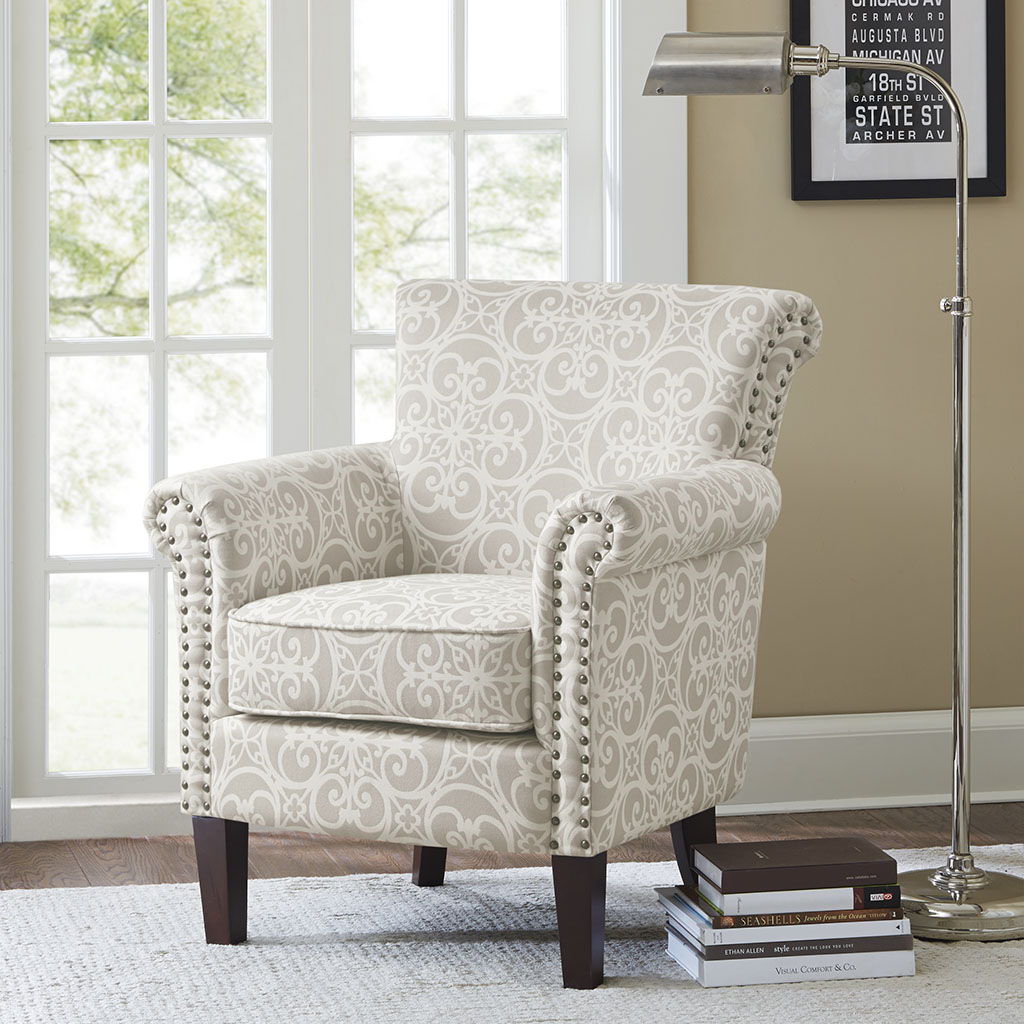 Brooke - Tight Back Club Chair - Natural Madison Park