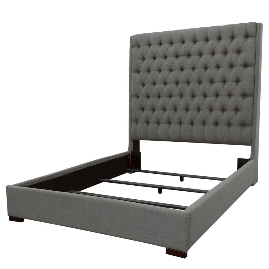 Camille - Upholstered Panel Bed CoasterEssence