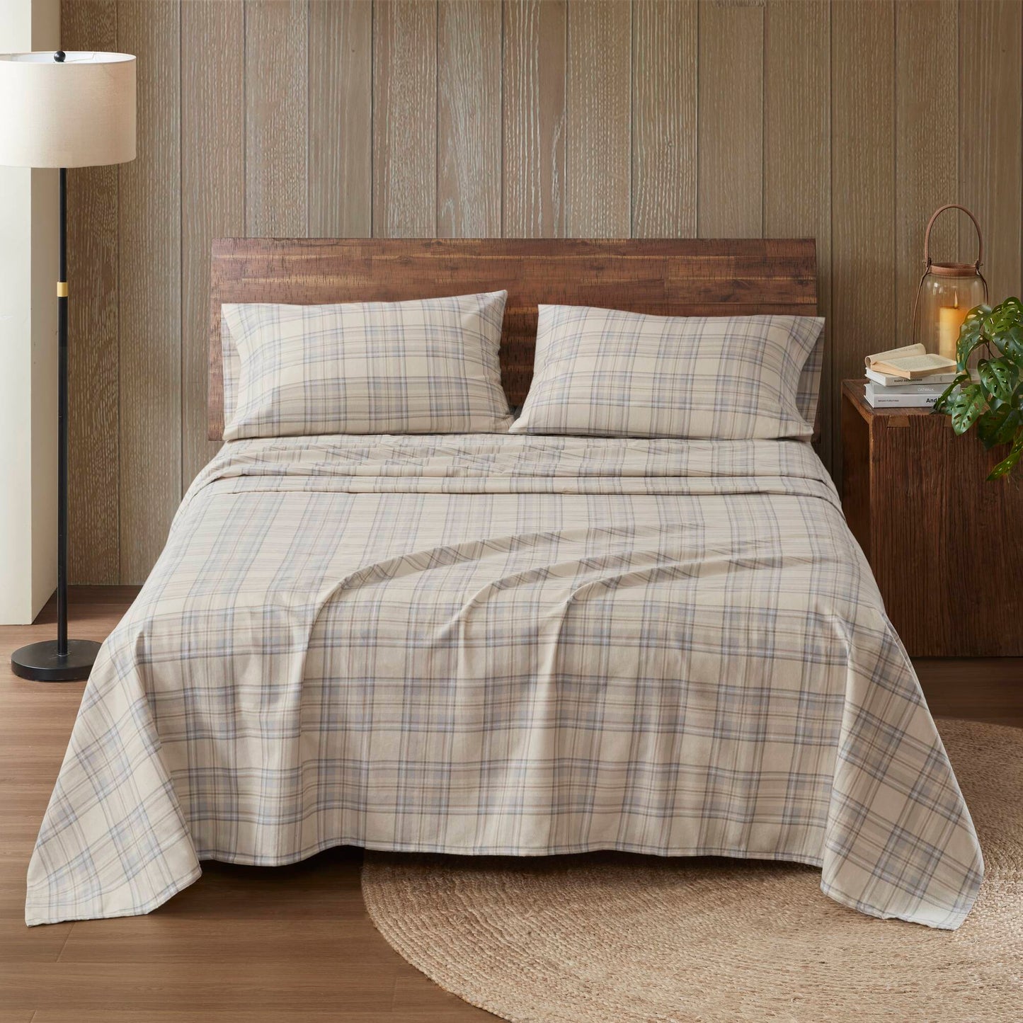 Flannel - Queen 100% Flannel Printed Sheet Set - Andrews Woolrich
