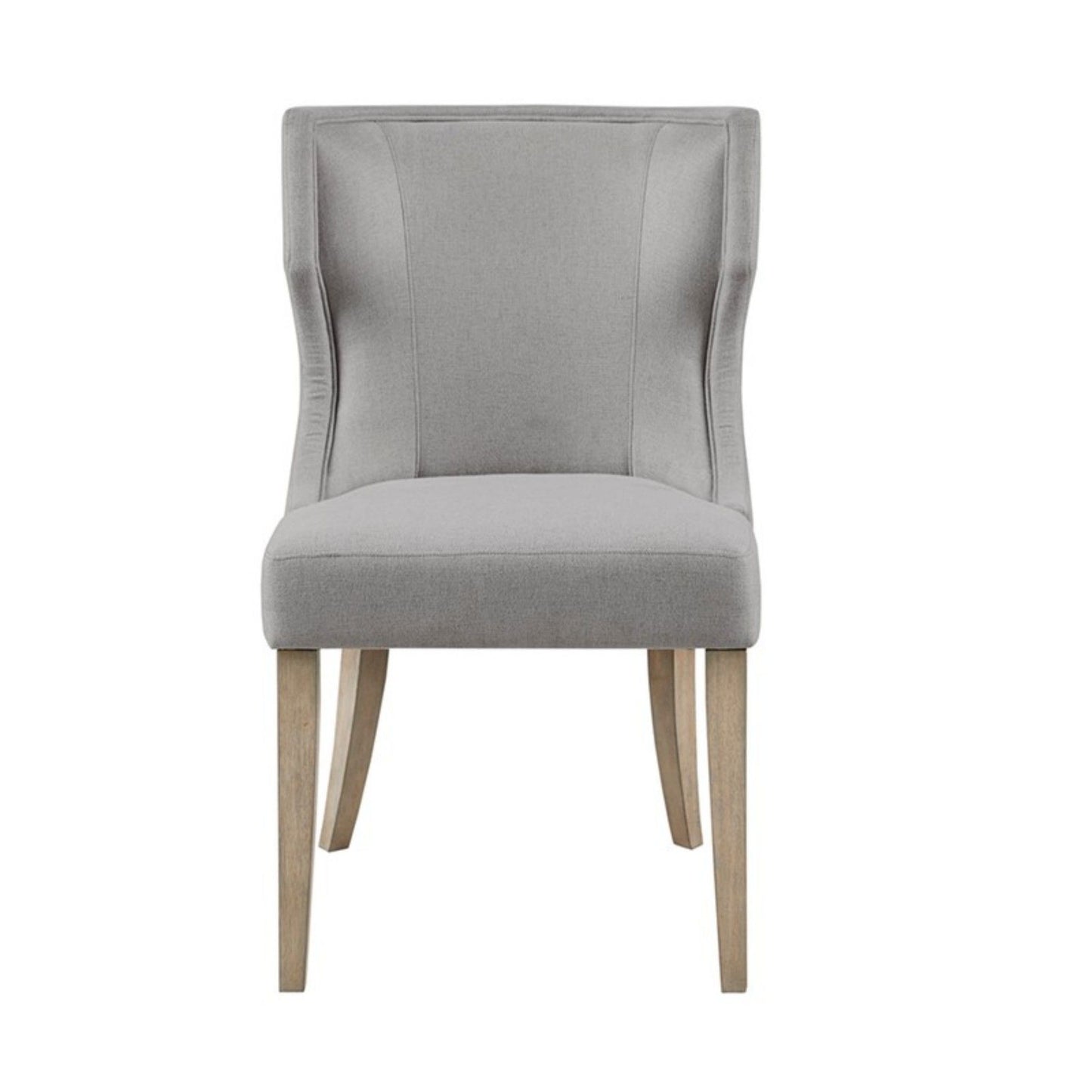 Upholstered Wingback Dining Chair - Light Gray JLA