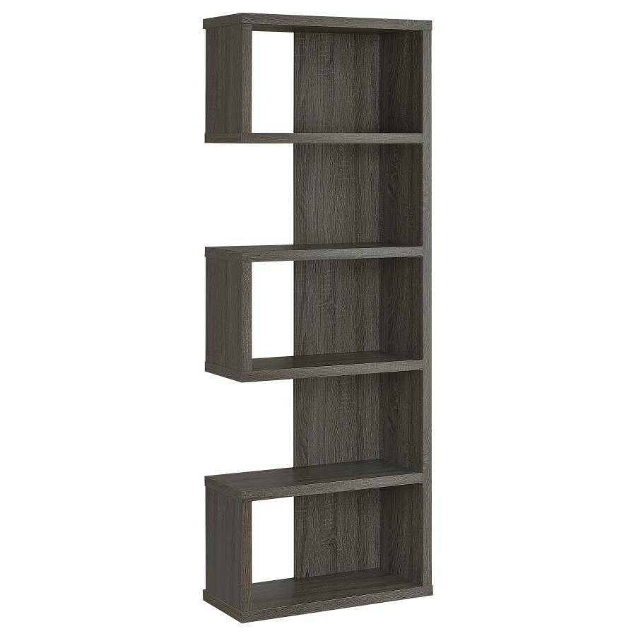 Joey - 5-tier Alternating Boxes Design Bookcase CoasterEveryday
