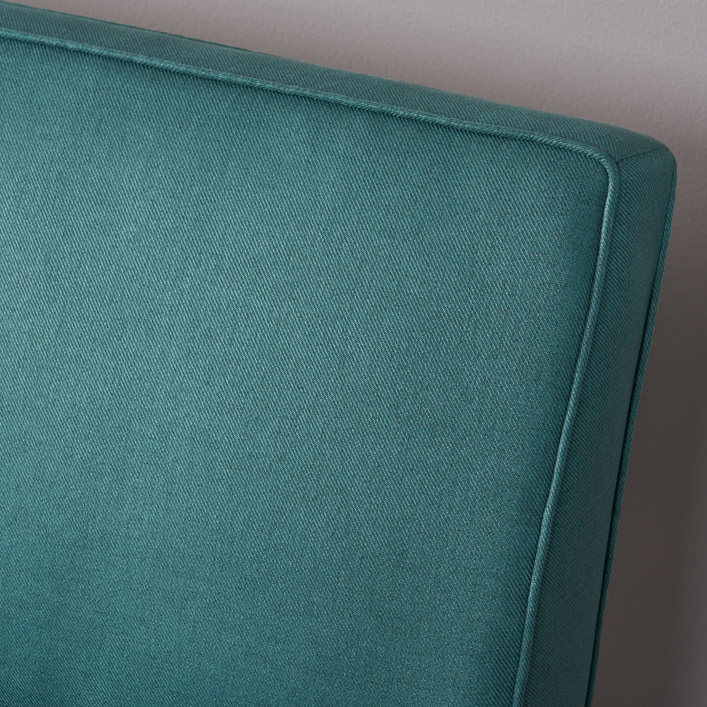 Contemporary Loveseat With Upholstered Fabric And Birch Wood Legs Noble House