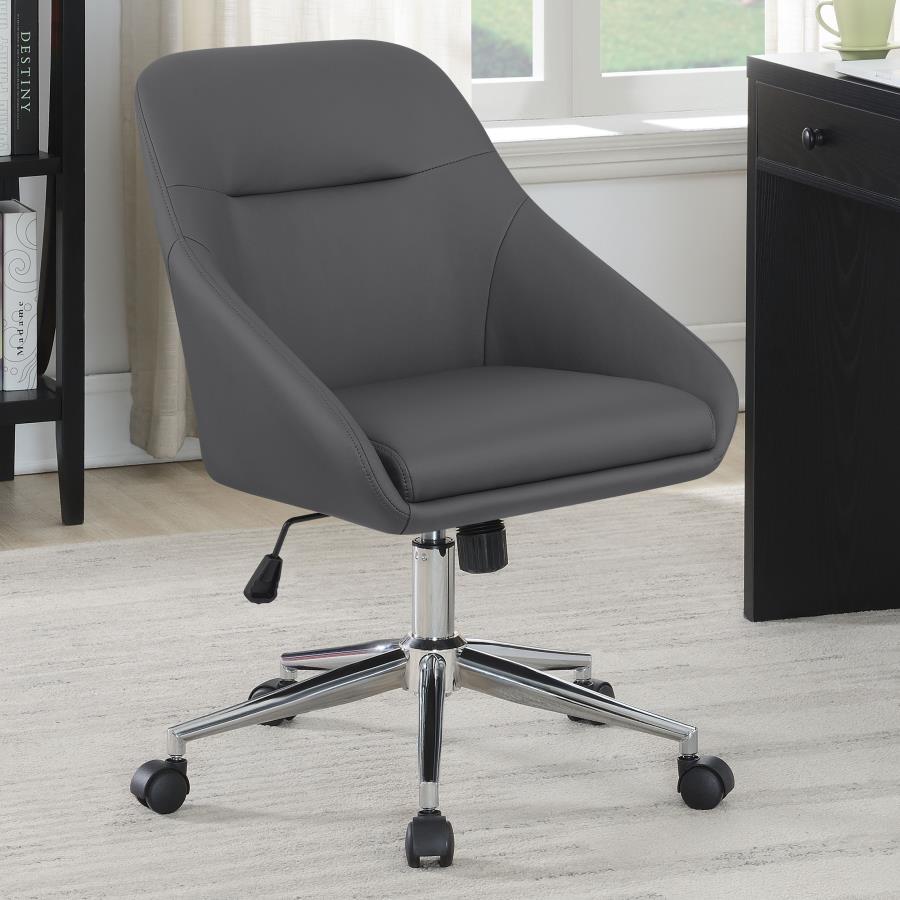 Jackman - Upholstered Adjustable Home Office Desk Chair CoasterEveryday