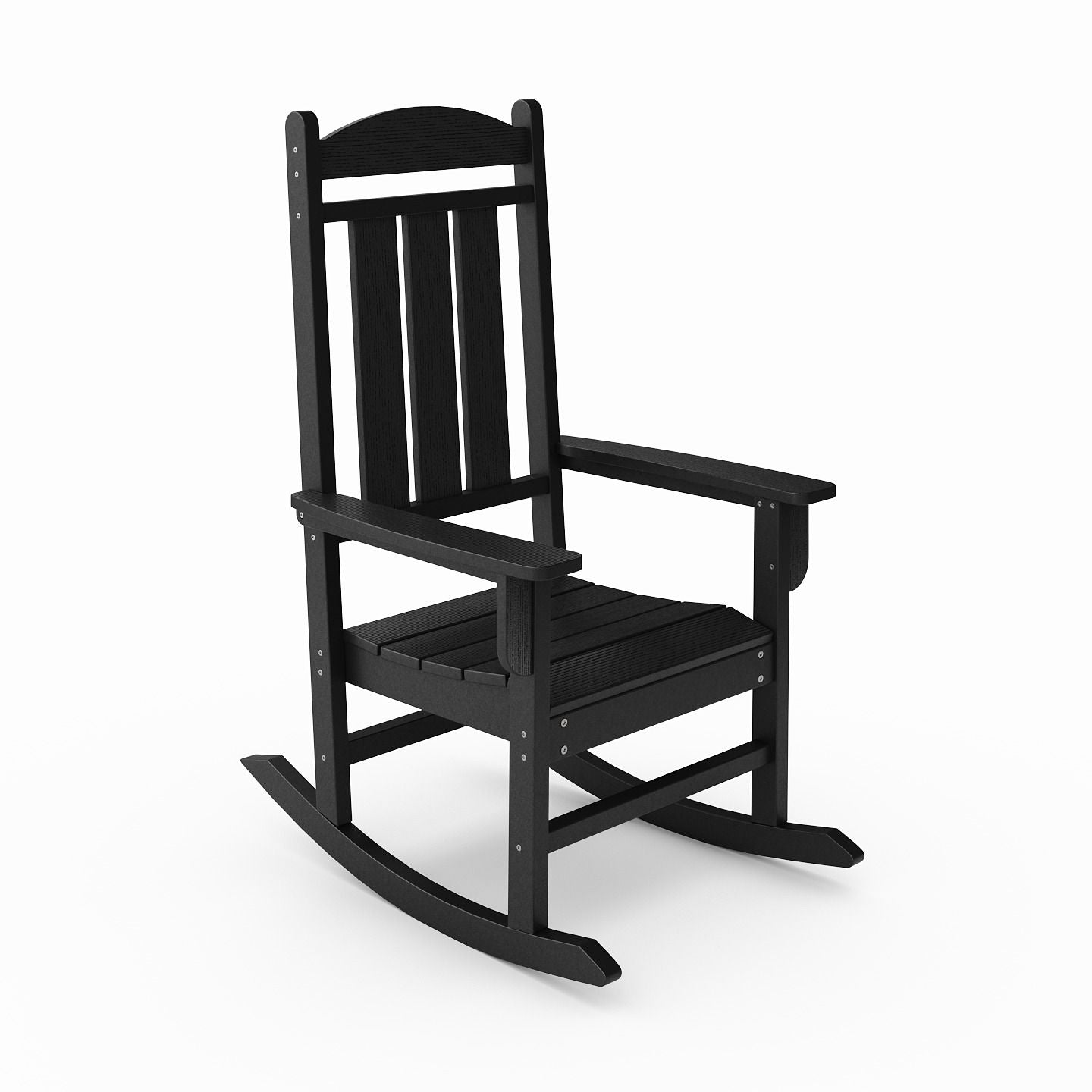 Traditional Porch Rocker Classic HDPE Poly Lumber For Porch, Patio, And Garden Comfort Home Essentials