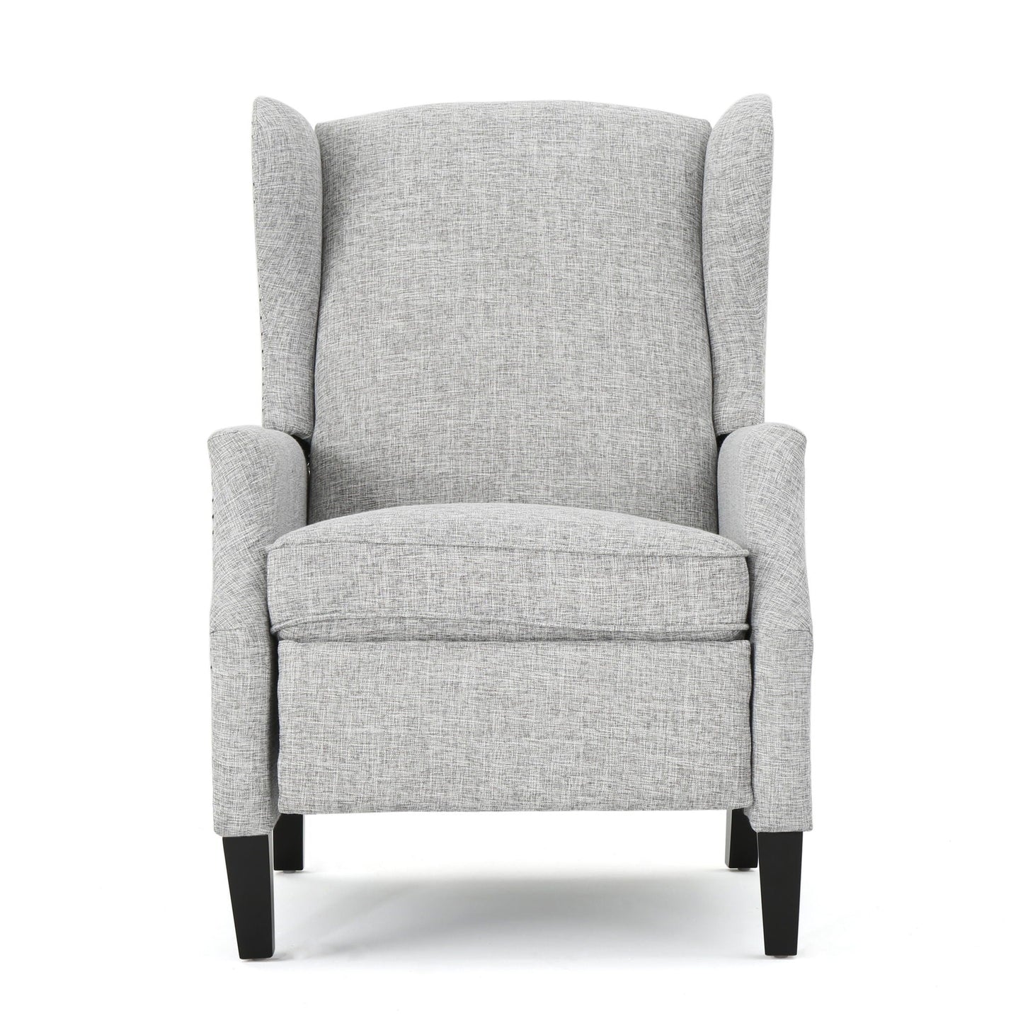 Westeros Wing Back Fabric Upholstered Recliner Noble House