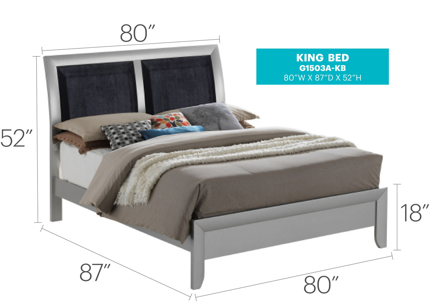 Marilla - Panel Bed