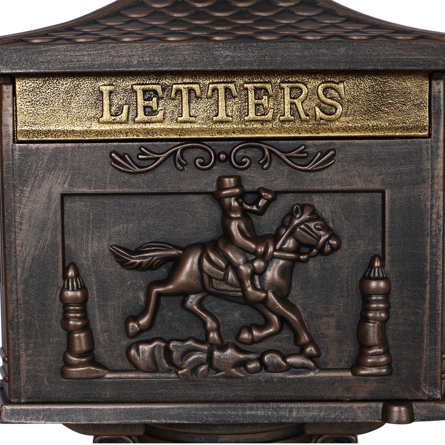 Cast Aluminum Mail Box, Postal Box, Mailbox Daily Nest