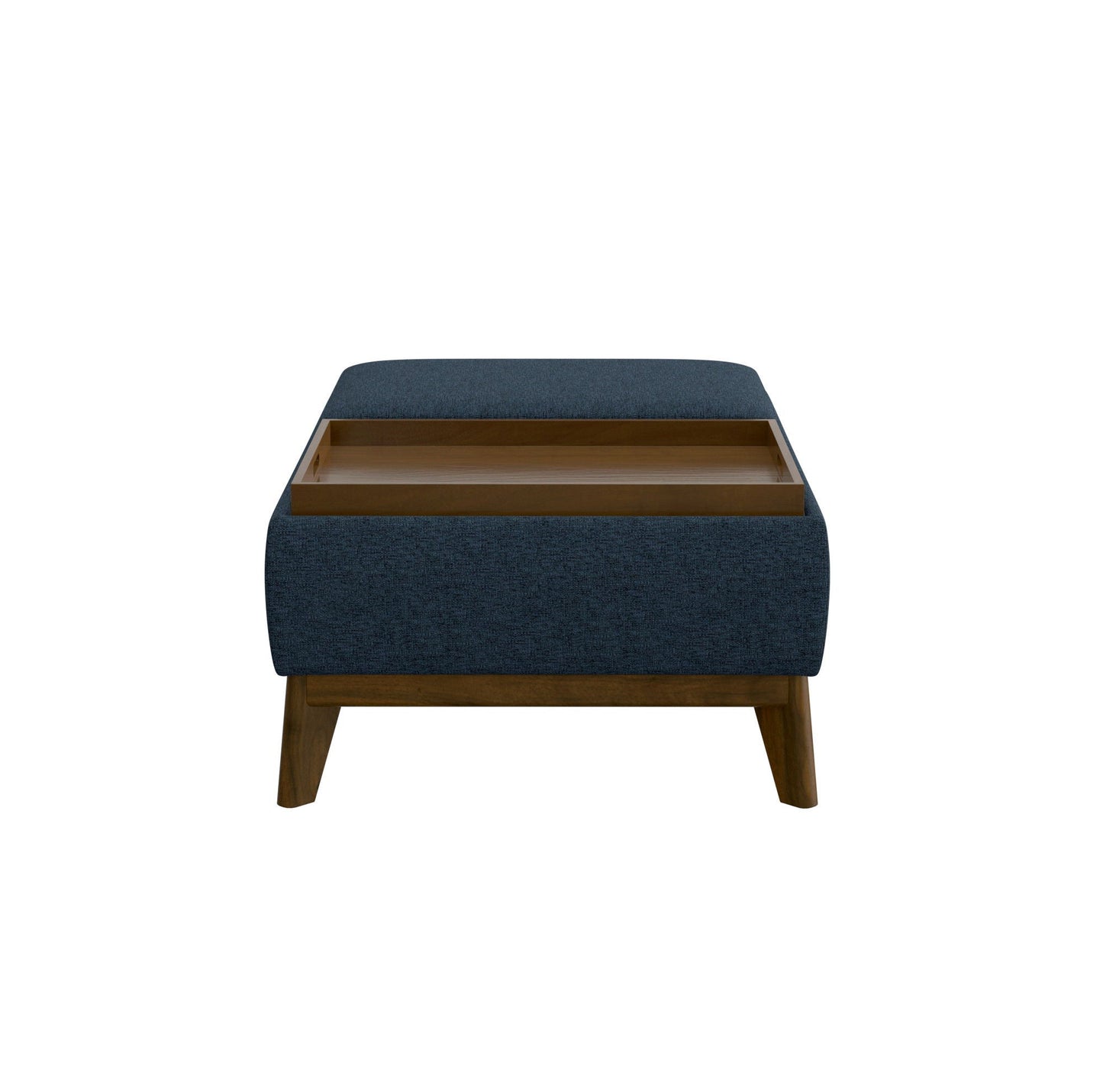 Varia - Reversible Tray Ottoman - Blue Emerald Home