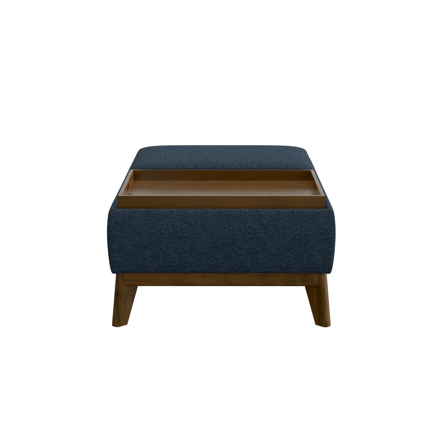 Varia - Reversible Tray Ottoman - Blue Emerald Home