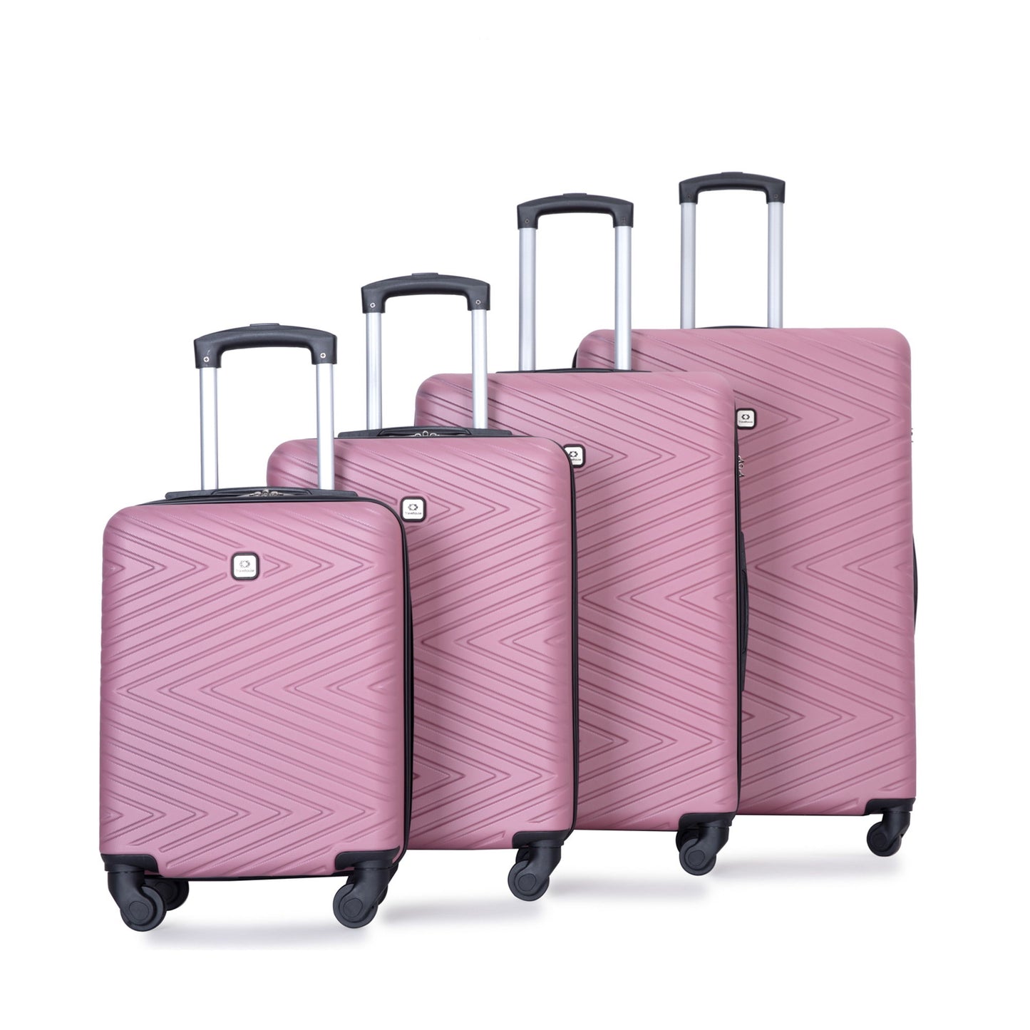 Luggage 4 Piece Lightweight Suitcase With Rotating Wheels With Tsa Lock, Daily Nest