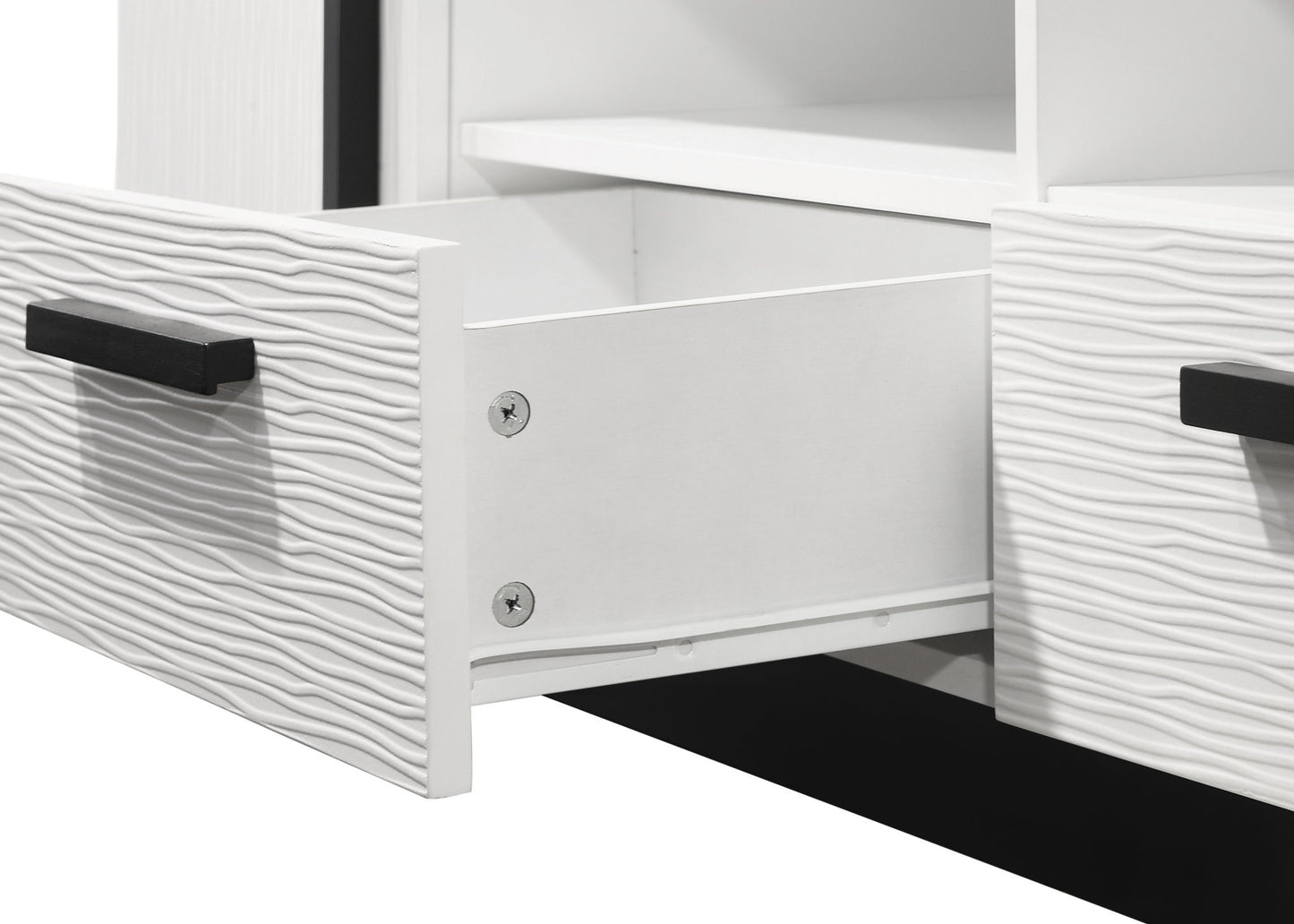 Matilda - TV Stand With Drawers - White Finish Lilola Home