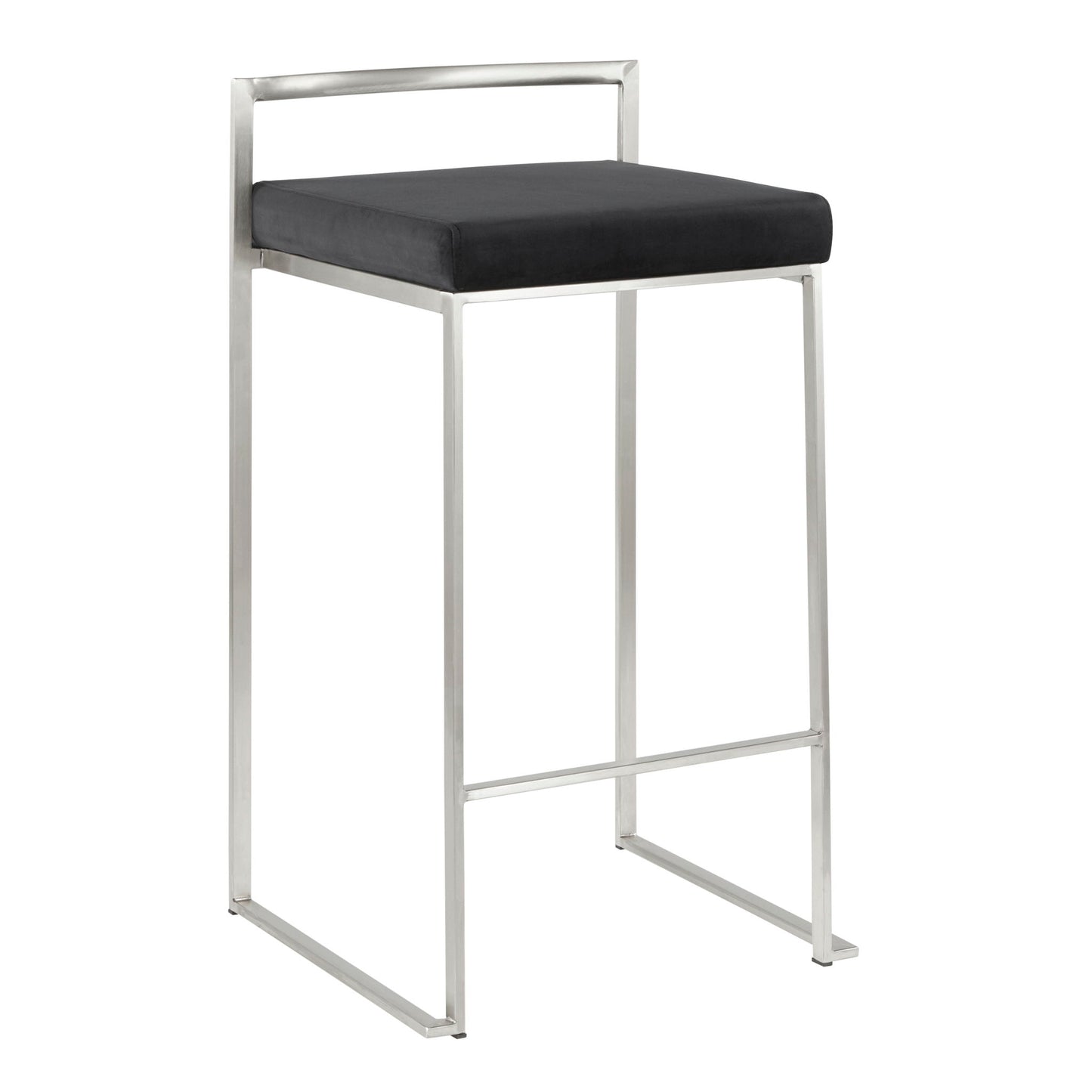Fuji - Contemporary Elegant Stackable Counter Stool Set Lumi Source