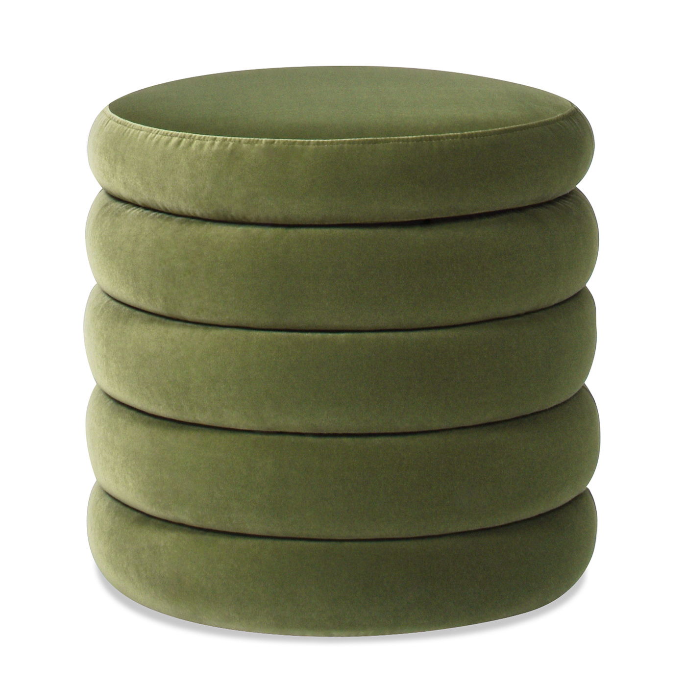 Fuji - Oversized Round Storage Ottoman Jennifer Taylor Home