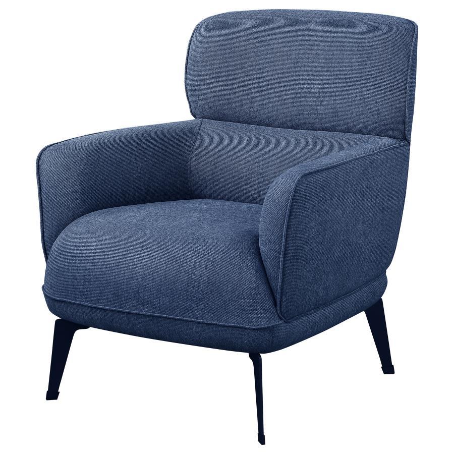 Andrea - Upholstered Crecent Arm Accent Chair Coaster Fine Furniture