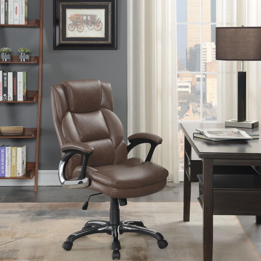 Nerris - Upholstered Adjustable Home Office Desk Chair CoasterEssence