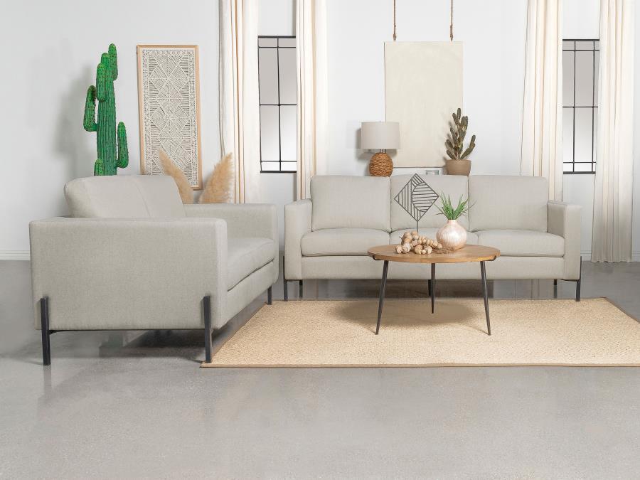 Tilly - Upholstered Track Arm Sofa Set Coaster Fine Furniture