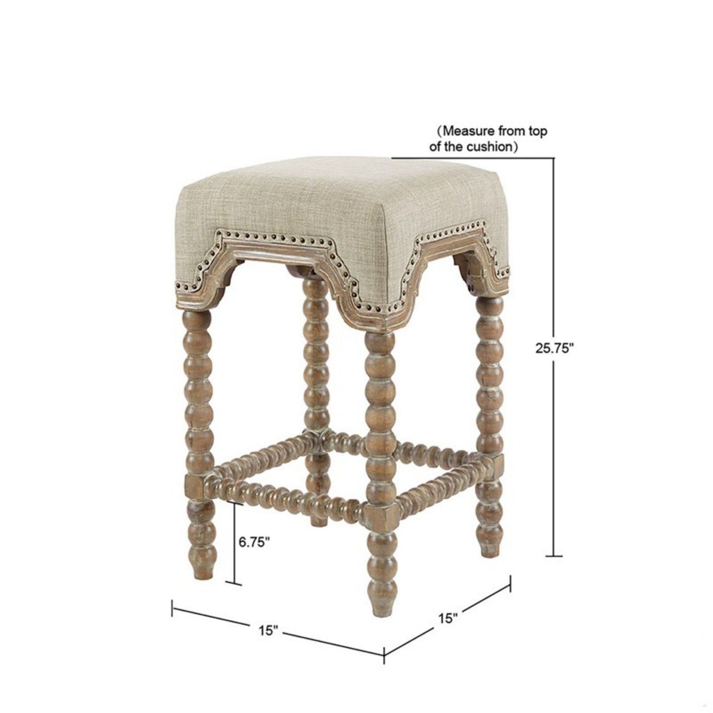 Christine - Counter Stool - Light Gray JLA