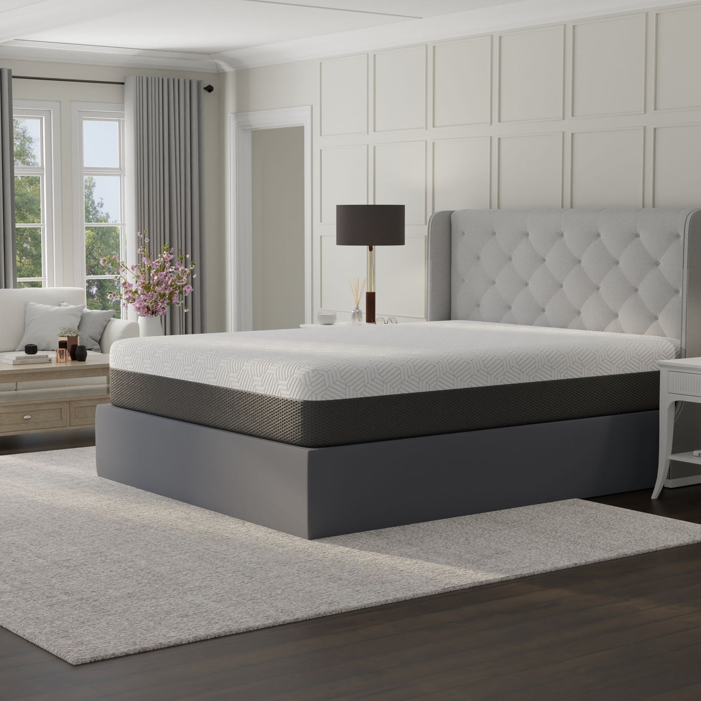 Pur Chill - 12" Soft Mattress With Phase Change Cooling Fabric BedTech