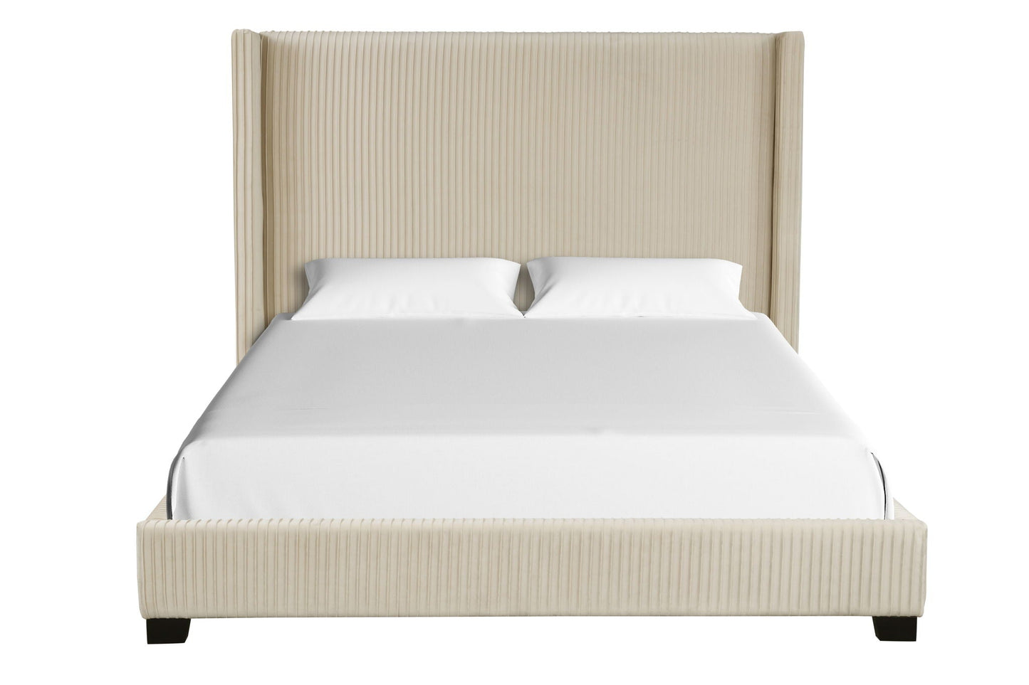 Upholstered Bed, Space-Saving Design Bernards Furniture