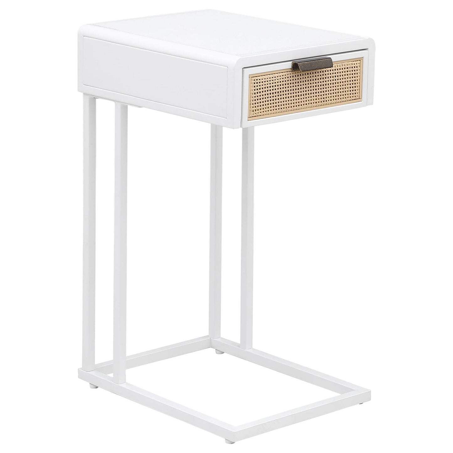 Amherst - 1-Drawer Radio Weave Cane Metal Side Table Coaster Fine Furniture