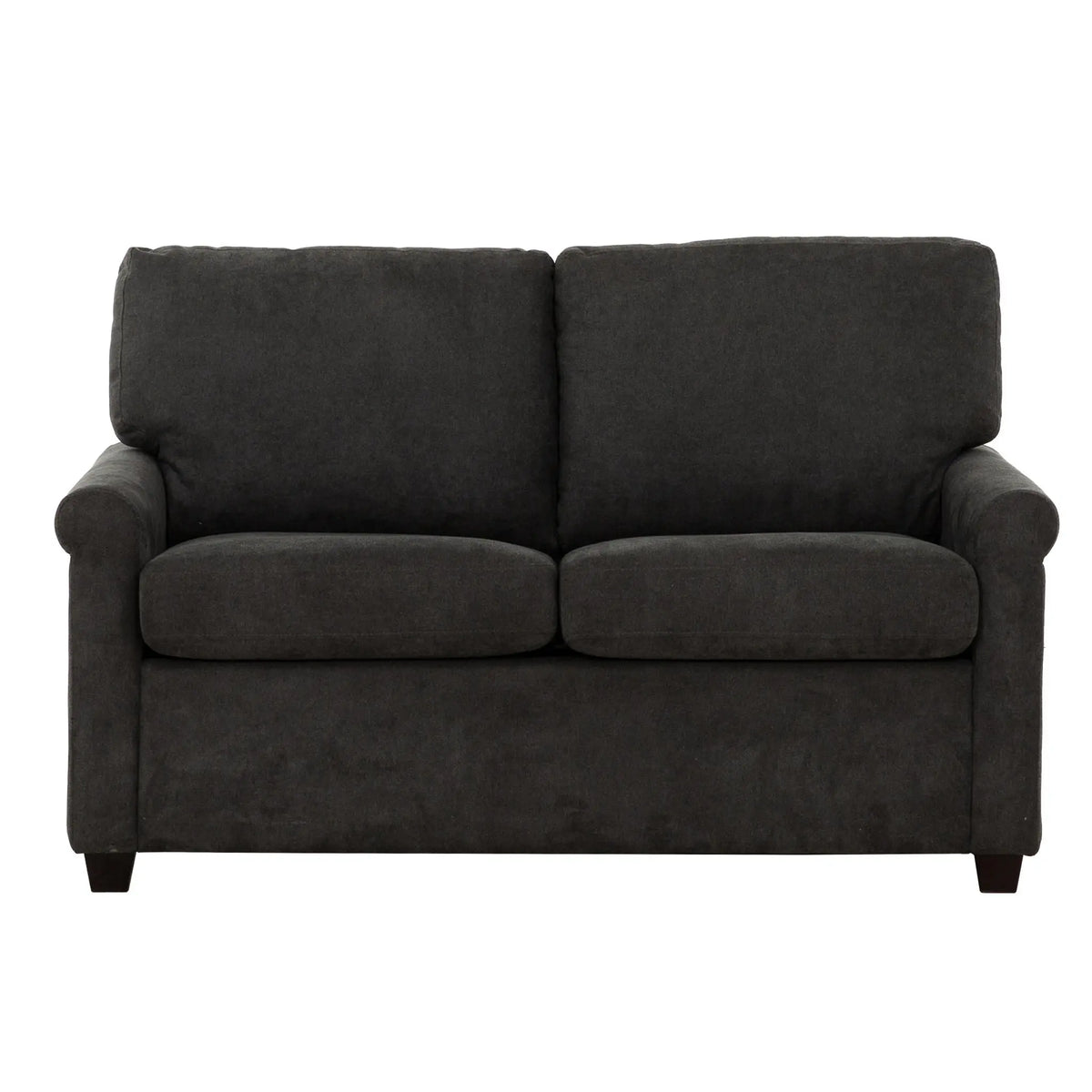 Convertible Twin Sleeper Sofa With USB Ports, 2 Seater Upholstered Loveseat - Dark Gray Home Essentials