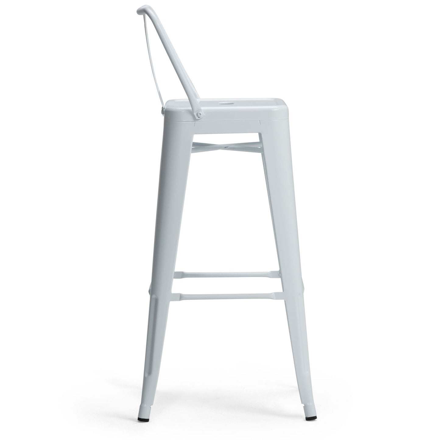 Rayne - Curved Back Metal Stool (Set of 2) Simpli-Home
