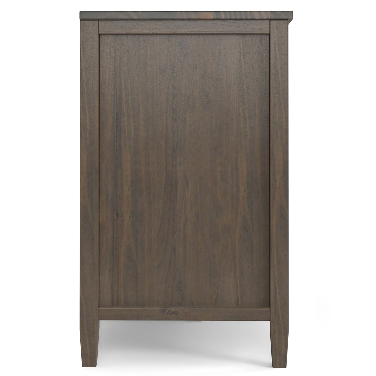 Ela - Medium TV Stand - Smoky Brown Simpli-Home