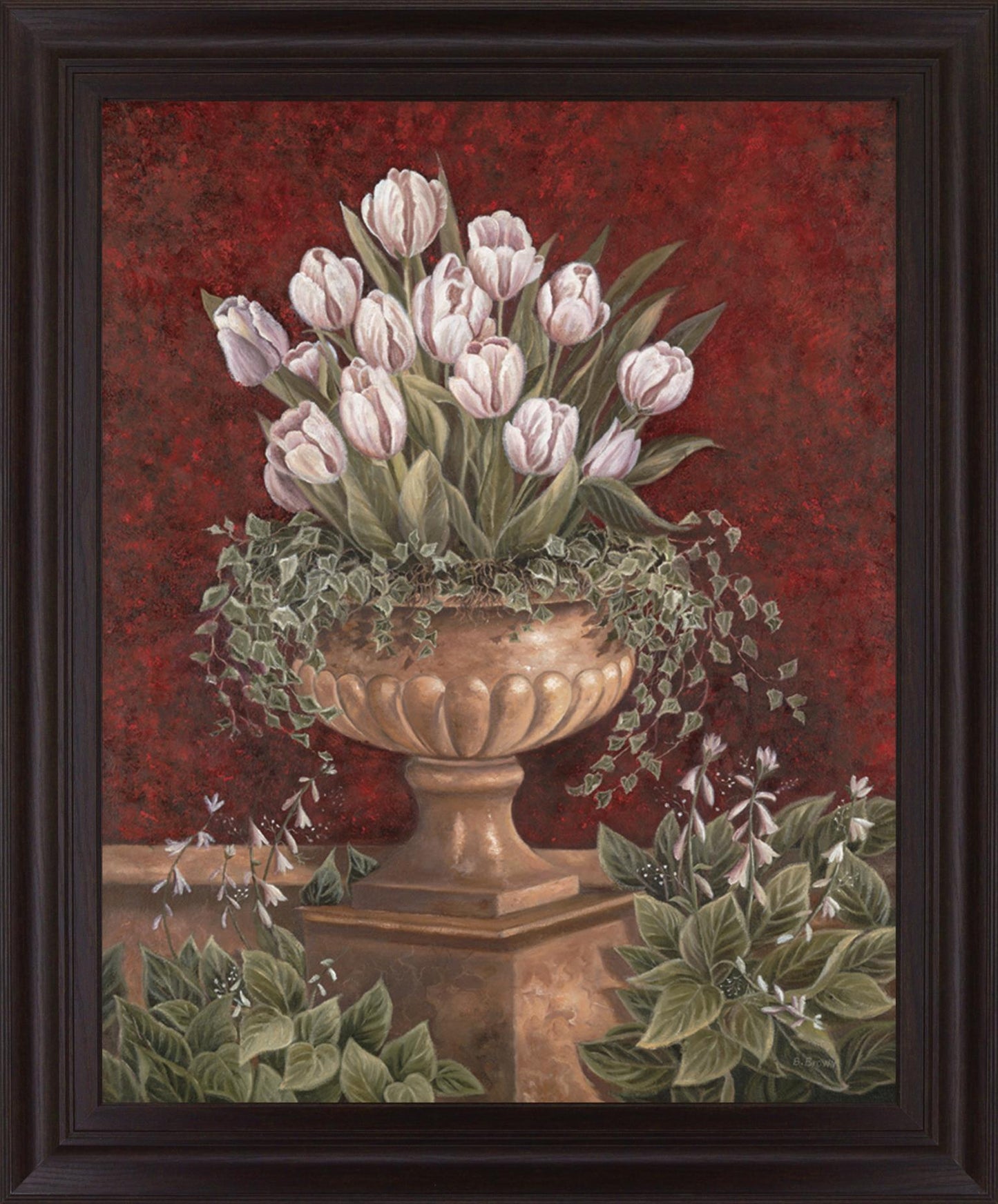 Tulip Abundance - 28" x 34" Framed Wall Art Classy Art