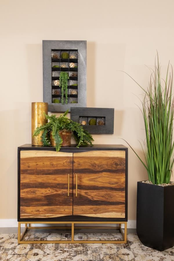 Zara - 2-Door Wood Accent Storage Cabinet CoasterElevations