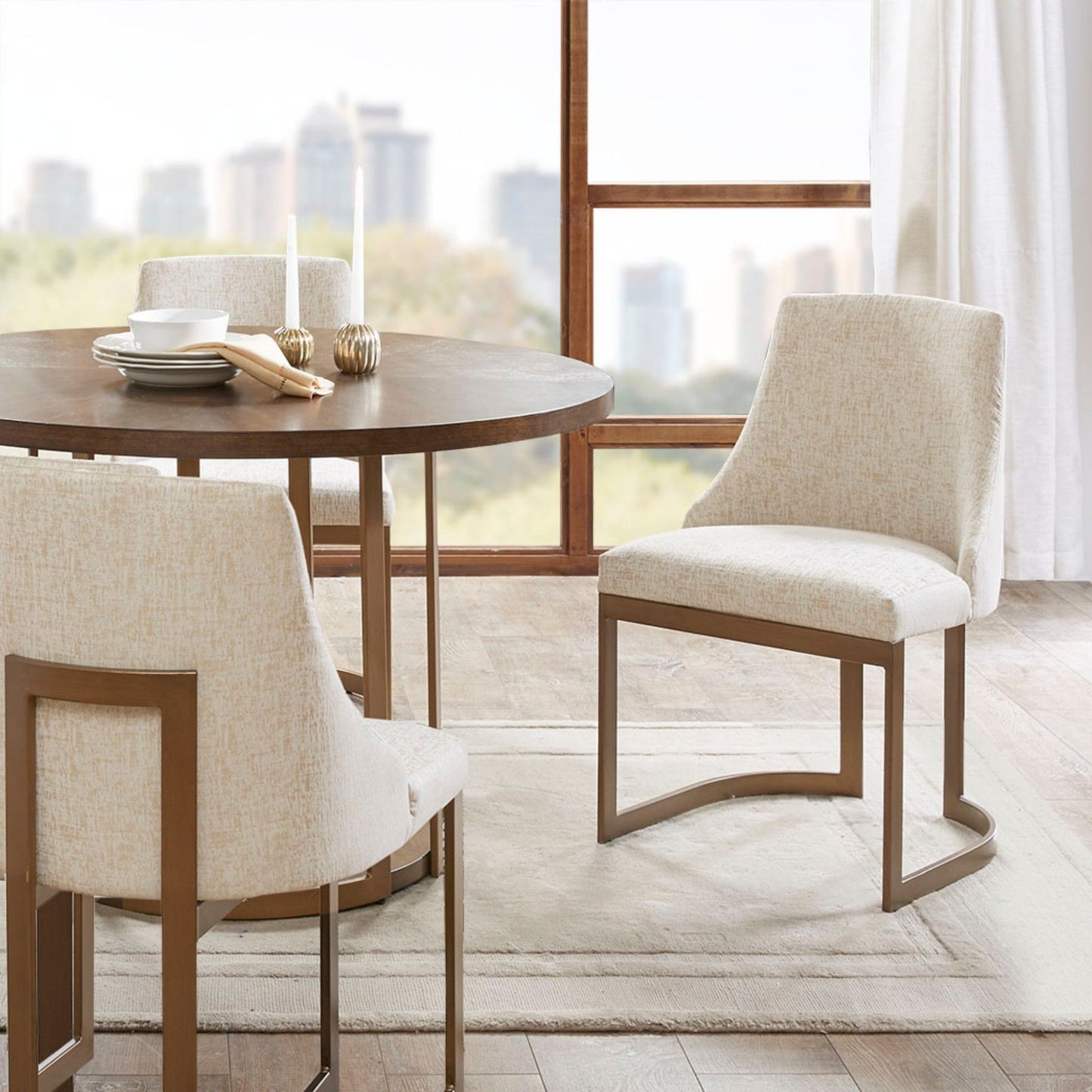 Contemporary Modern Accent Dining Chairs (Set of 2) JLA