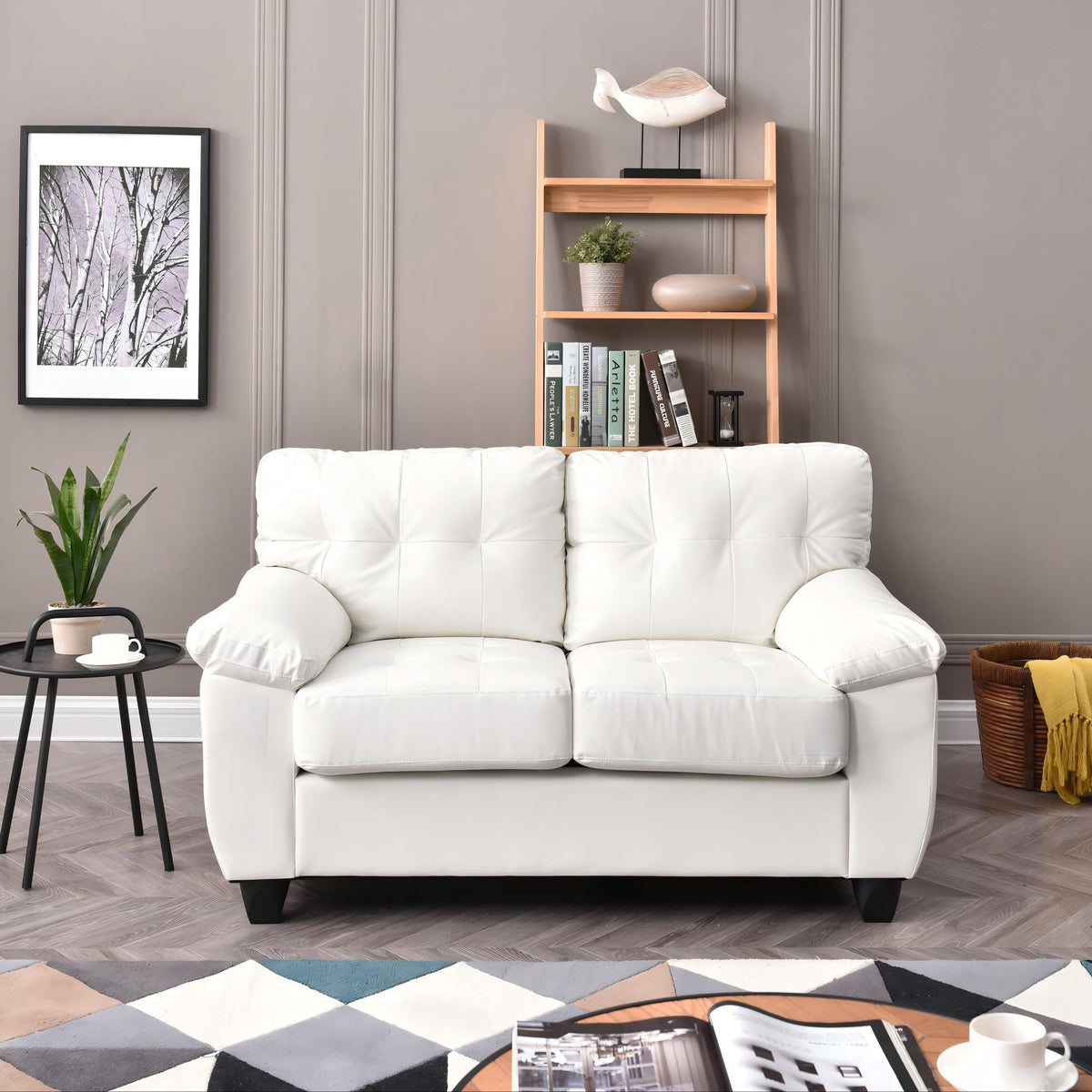 Gallant - Loveseat - White Glory Furniture
