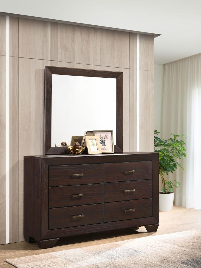 Kauffman - 6-Drawer Dresser with Mirror CoasterEveryday