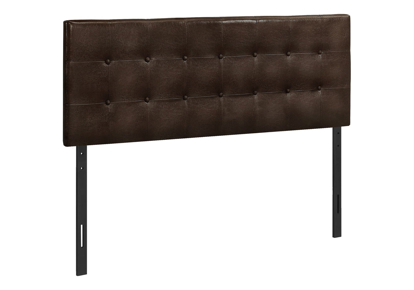 Queen Size, Bed Headboard Only, Upholstered, Transitional - Brown 8th Street