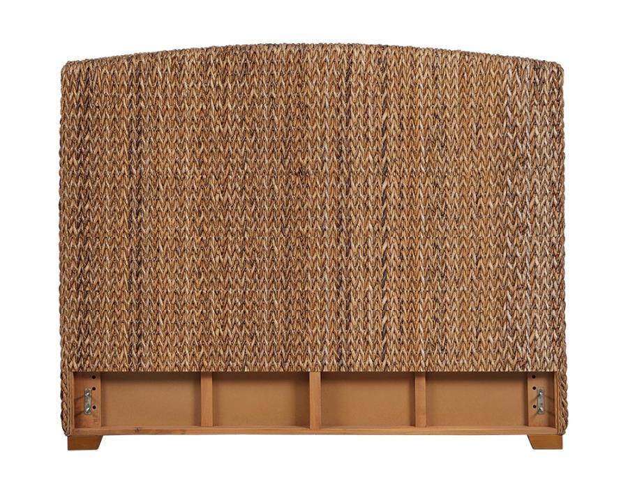 Laughton - Woven Banana Leaf Headboard CoasterEssence