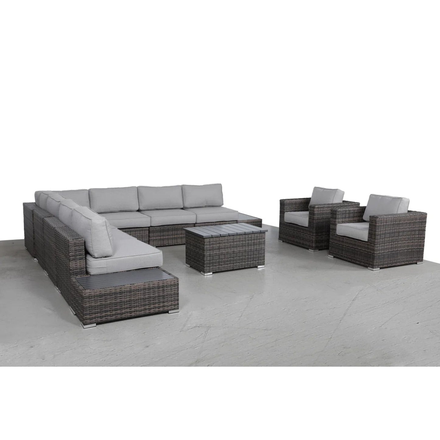 Sectional, Stylish Entertainment, Outdoor Living LSI Patio Furniture