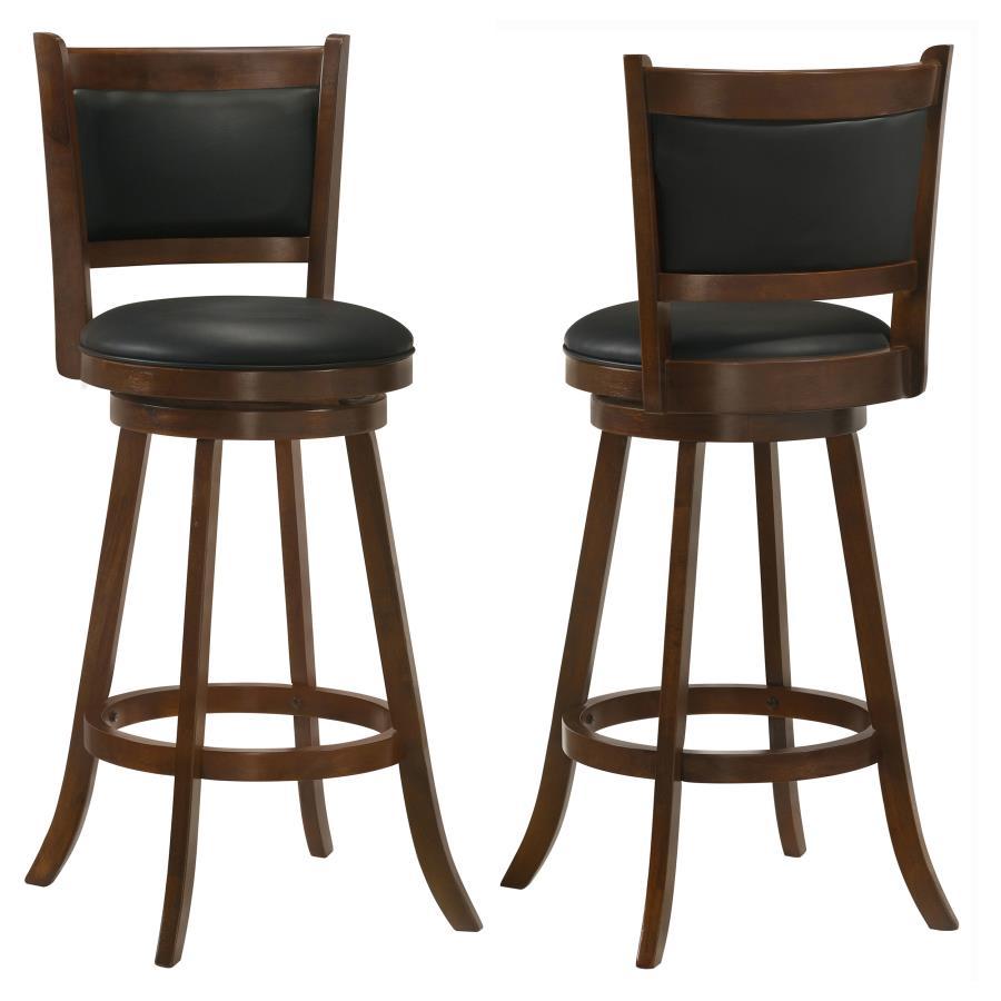Broxton - Upholstered Swivel Stools (Set of 2) CoasterEssence