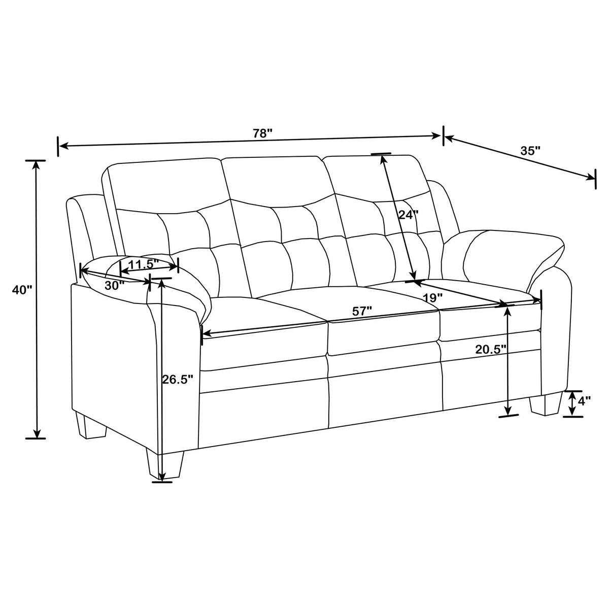 Castro - Living Room Set Furniture Max