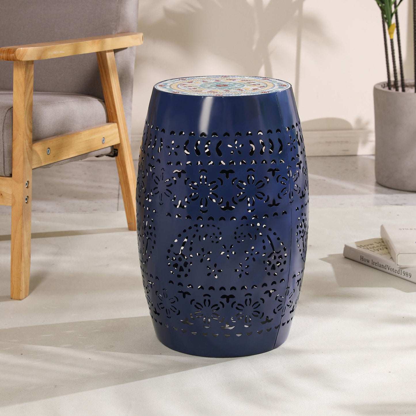 Lilac - Mosaic Side Table Noble House