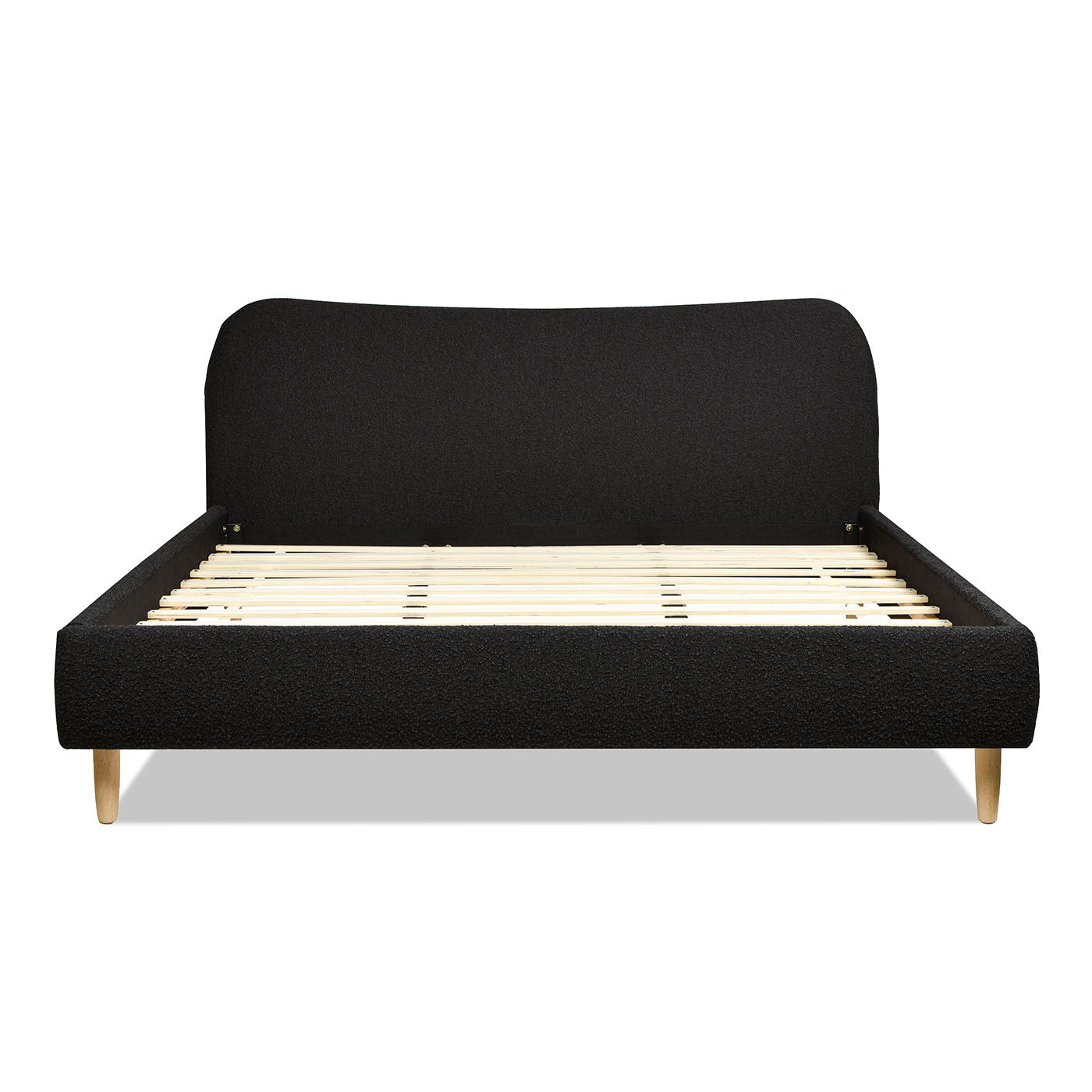 Roman - Curved Headboard Upholstered Platform Bed Jennifer Taylor Home