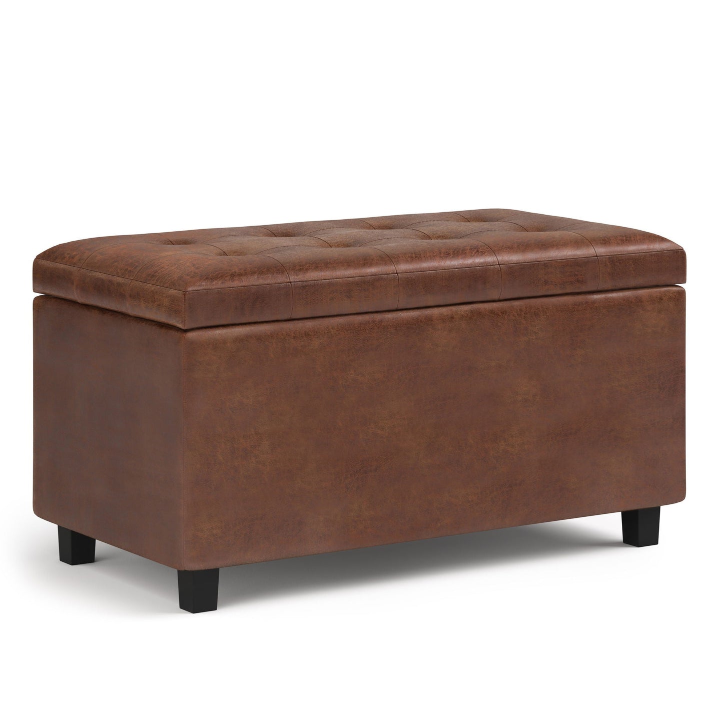 Cosmopolitan - Upholstered Storage Ottoman Simpli-Home
